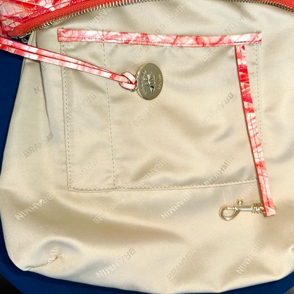 Brahmin Pink Flamingo Melbourne Crossbody - Picture 9 of 11